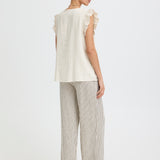 BYFALAKKA RUFFLE SHIRT-blouse- Hometown Style HTS, women's in store and online boutique located in Ingersoll, Ontario