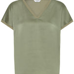 BYSELITA TSHIRT JERSEY - Vetiver-Casual Tops- Hometown Style HTS, women's in store and online boutique located in Ingersoll, Ontario