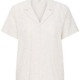 BYIRALINE SHIRT - LIGHT WOVEN - Hummus Mix-Casual Tops- Hometown Style HTS, women's in store and online boutique located in Ingersoll, Ontario