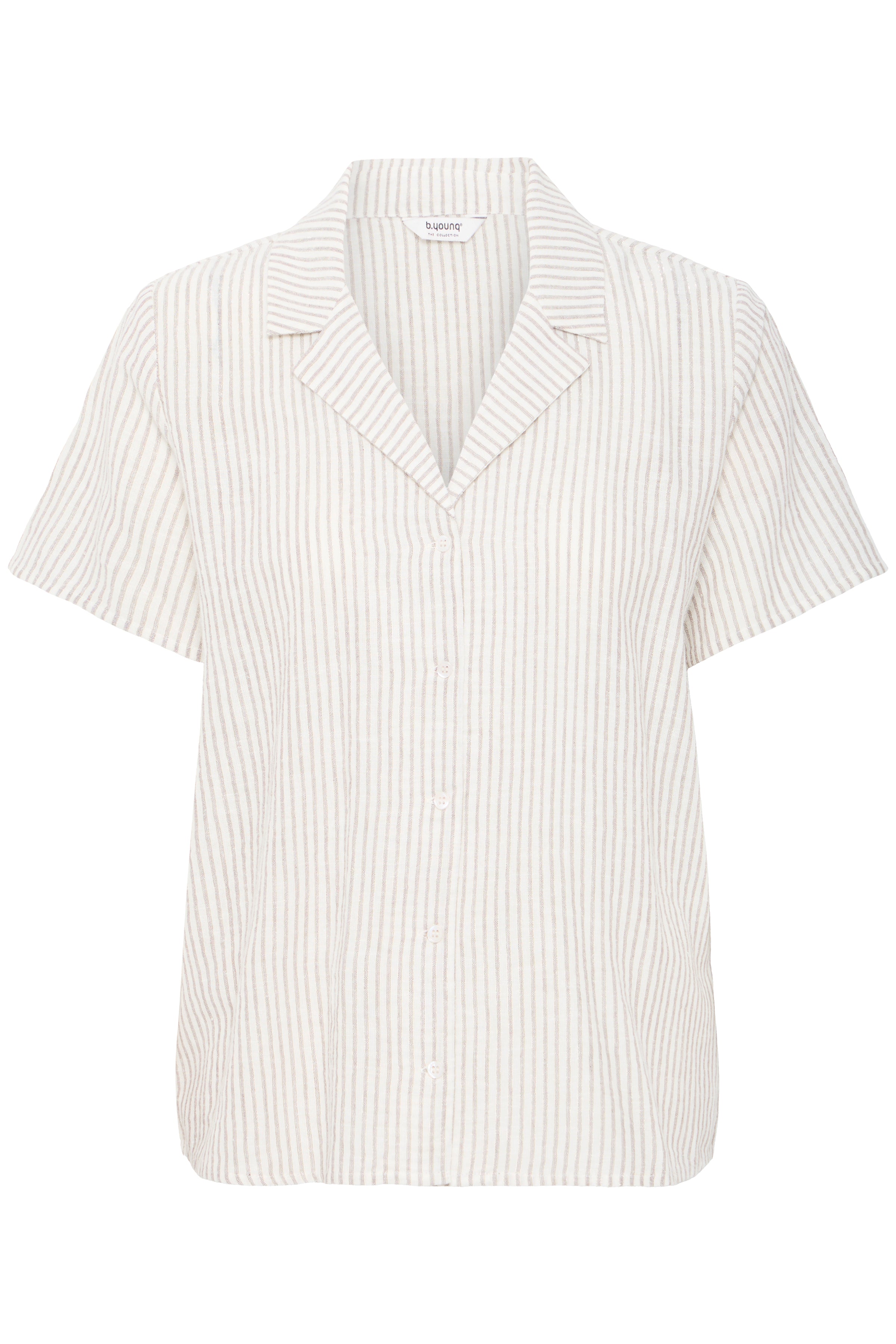 BYIRALINE SHIRT - LIGHT WOVEN - Hummus Mix-Casual Tops- Hometown Style HTS, women's in store and online boutique located in Ingersoll, Ontario