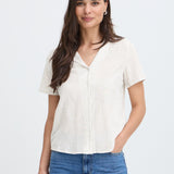 BYIRALINE SHIRT - LIGHT WOVEN - Hummus Mix-Casual Tops- Hometown Style HTS, women's in store and online boutique located in Ingersoll, Ontario