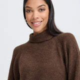 BYMONNA ROLLNECK - Java-Sweaters and Cardigans- Hometown Style HTS, women's in store and online boutique located in Ingersoll, Ontario