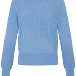 V NECK POINTELLE SWEATER-Casual Tops- Hometown Style HTS, women's in store and online boutique located in Ingersoll, Ontario