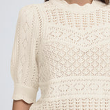 Najo Short Sleeve Sweater-Casual Tops- Hometown Style HTS, women's in store and online boutique located in Ingersoll, Ontario