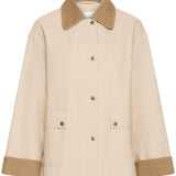 Canvas Barn Jacket - Tan-jacket- Hometown Style HTS, women's in store and online boutique located in Ingersoll, Ontario