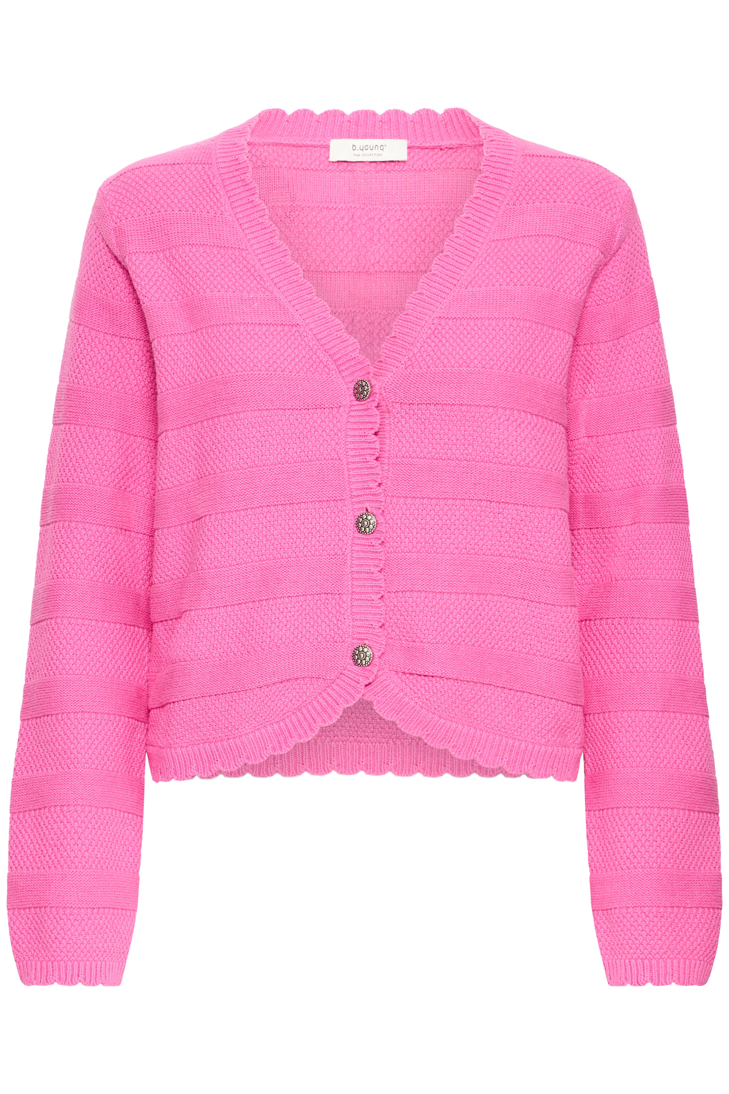 BYMIKALA SHORT CARDIGAN - PINK-cardigan- Hometown Style HTS, women's in store and online boutique located in Ingersoll, Ontario