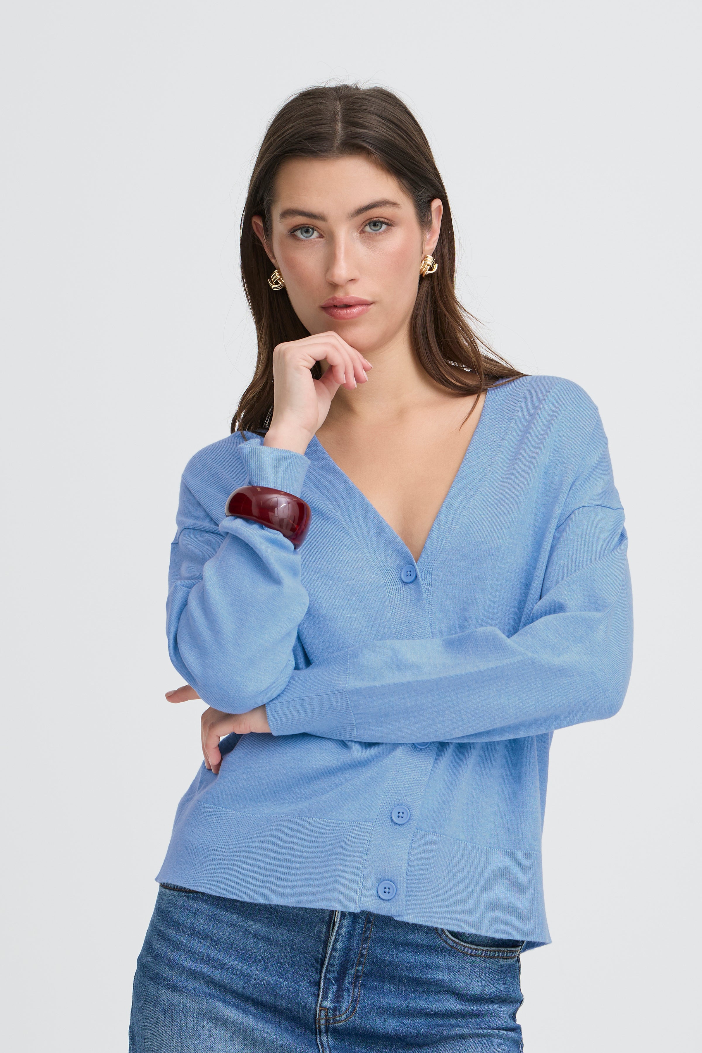 BYMMORLA CARDIGAN - SKY-cardigan- Hometown Style HTS, women's in store and online boutique located in Ingersoll, Ontario