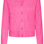 Lightweight Cardigan Pullover - Pink-cardigan- Hometown Style HTS, women's in store and online boutique located in Ingersoll, Ontario