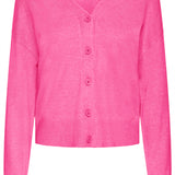 Lightweight Cardigan Pullover - Pink-cardigan- Hometown Style HTS, women's in store and online boutique located in Ingersoll, Ontario