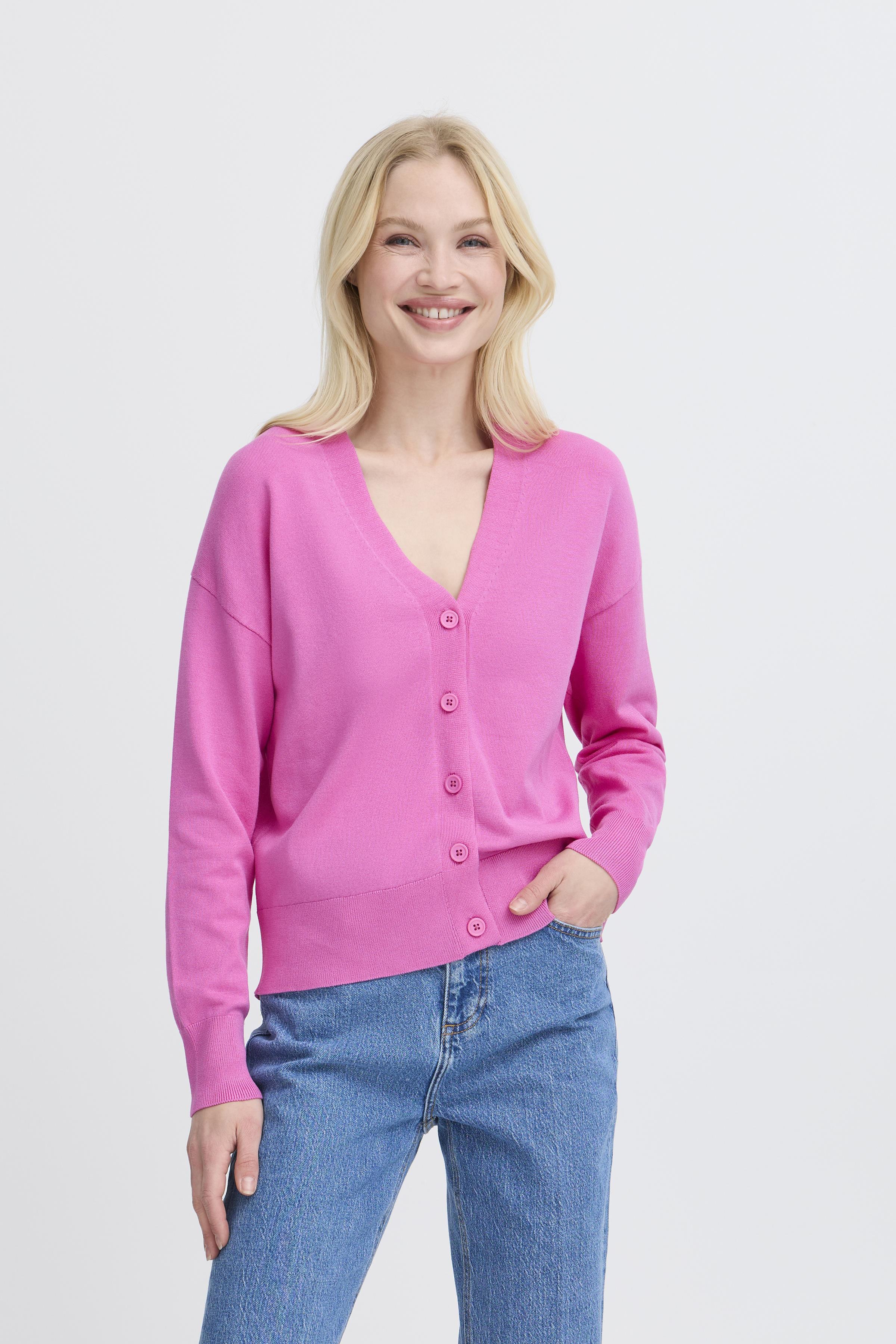 BYMMORLA CARDIGAN - PINK-cardigan- Hometown Style HTS, women's in store and online boutique located in Ingersoll, Ontario