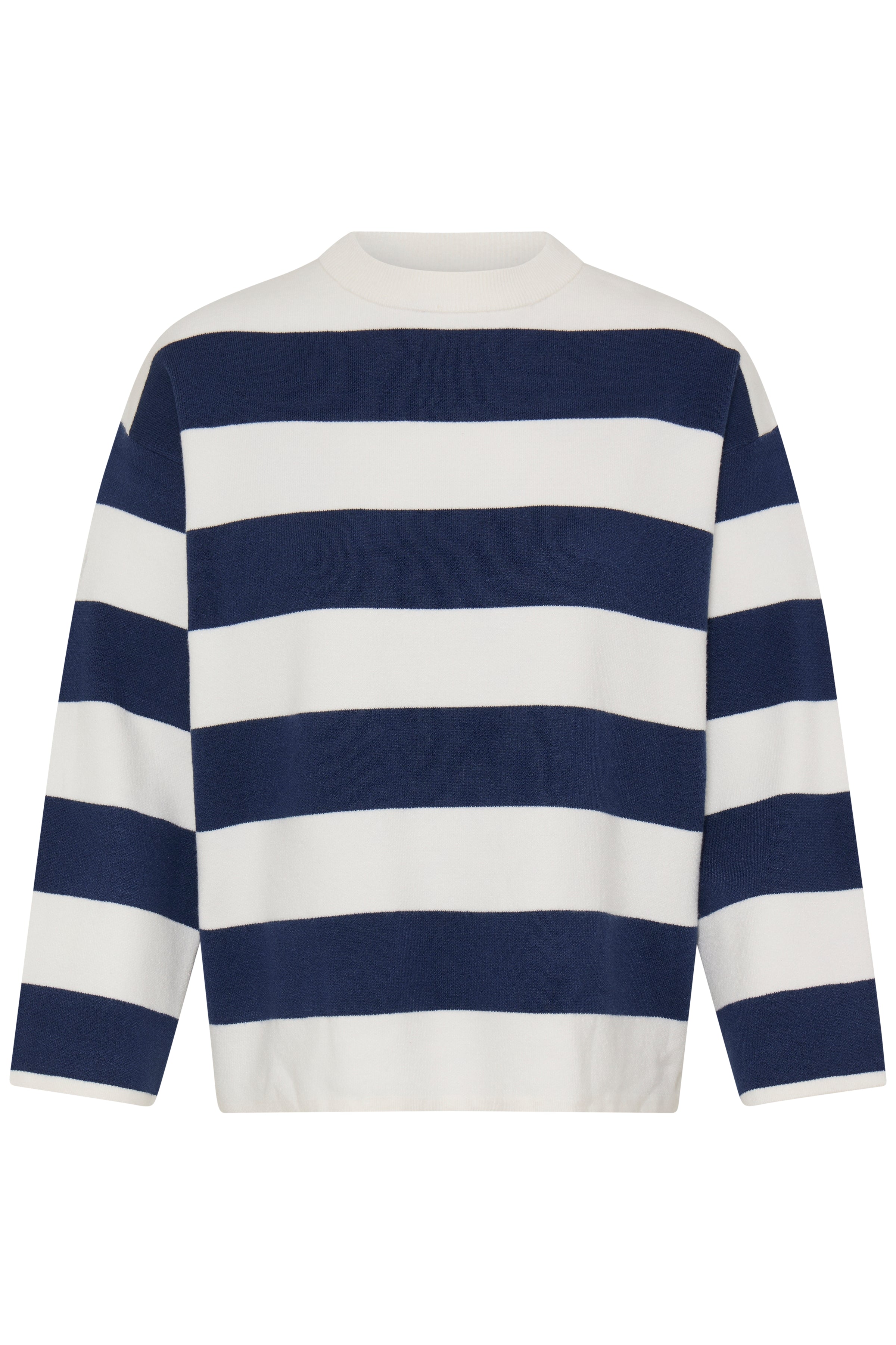 OTARI STRIPE JUMPER - Blue-Casual Tops- Hometown Style HTS, women's in store and online boutique located in Ingersoll, Ontario