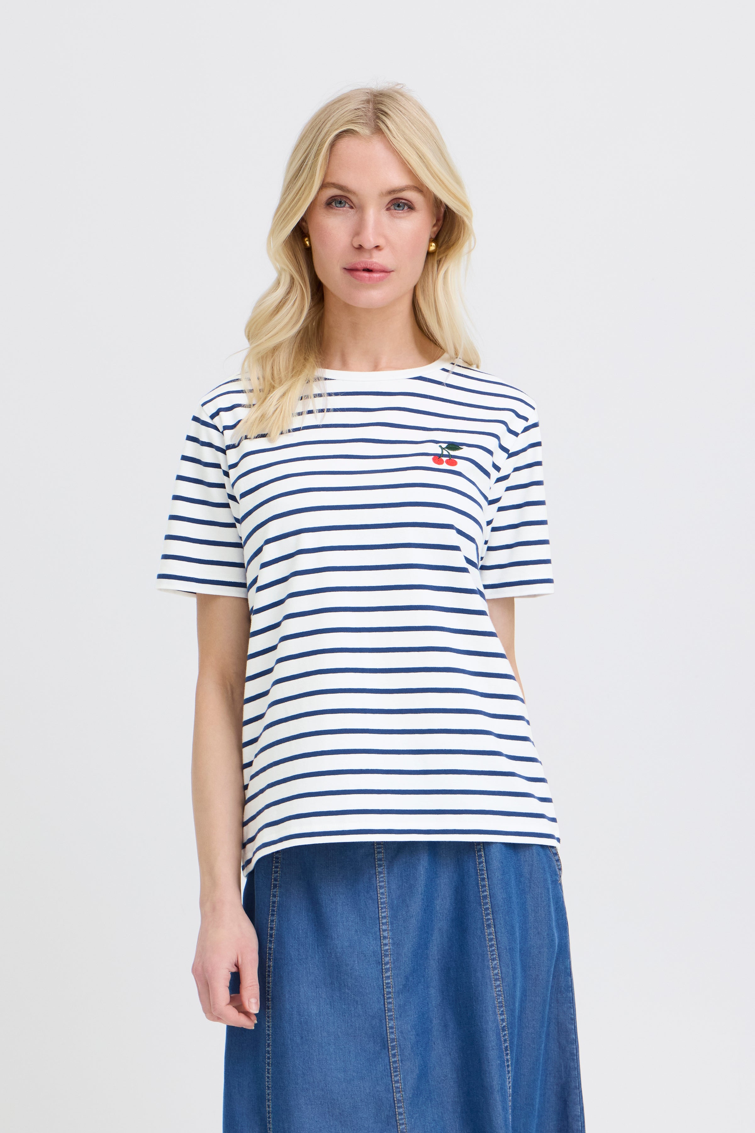 BYPANDINNA CHERISE TSHIRT 1-Casual Tops- Hometown Style HTS, women's in store and online boutique located in Ingersoll, Ontario