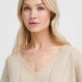 BYMOBBE VNECK - Rainy Day-Sweaters and Cardigans- Hometown Style HTS, women's in store and online boutique located in Ingersoll, Ontario