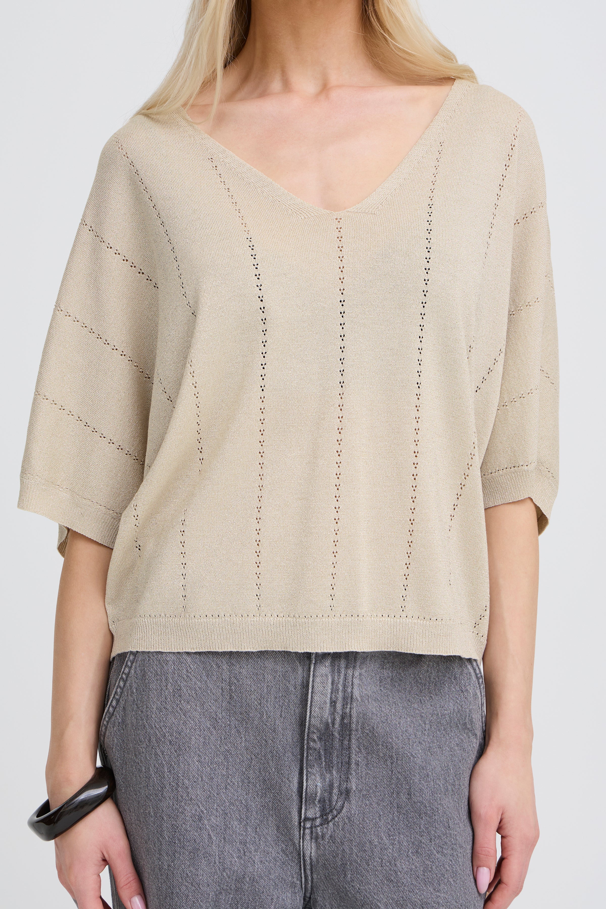 BYMOBBE VNECK - Rainy Day-Sweaters and Cardigans- Hometown Style HTS, women's in store and online boutique located in Ingersoll, Ontario