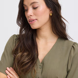 BYMMJOELLA SHORT V NECK - Kalamata-Casual Dresses- Hometown Style HTS, women's in store and online boutique located in Ingersoll, Ontario