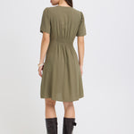 BYMMJOELLA SHORT V NECK - Kalamata-Casual Dresses- Hometown Style HTS, women's in store and online boutique located in Ingersoll, Ontario