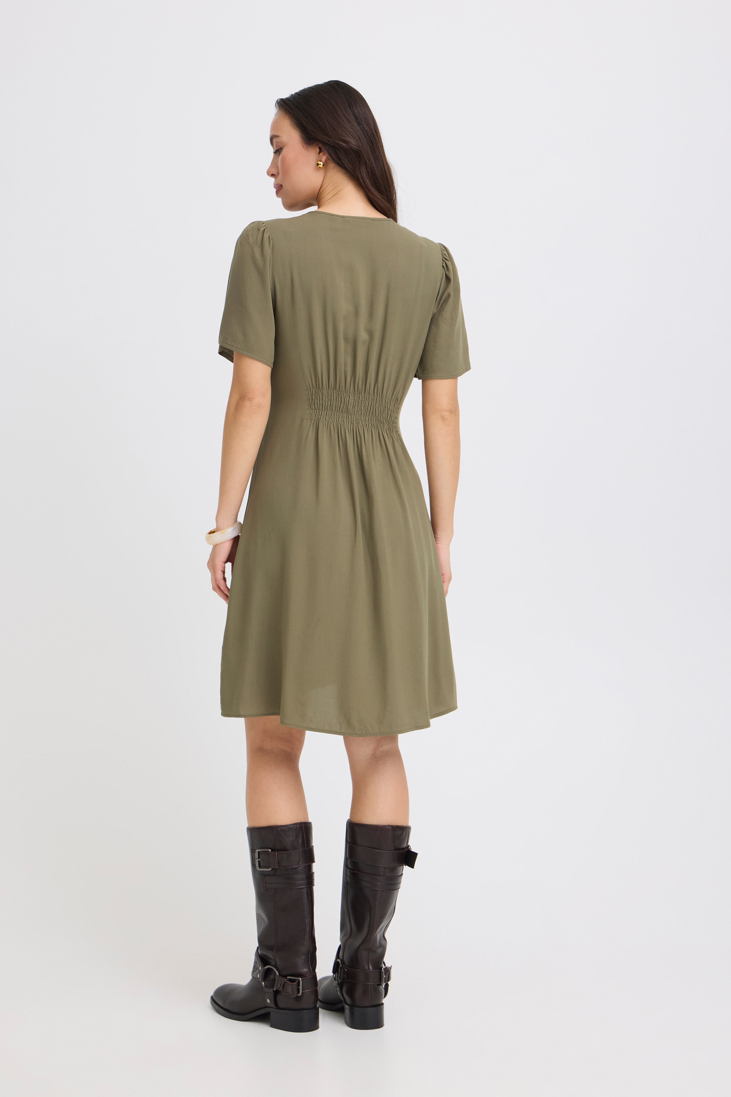 BYMMJOELLA SHORT V NECK - Kalamata-Casual Dresses- Hometown Style HTS, women's in store and online boutique located in Ingersoll, Ontario