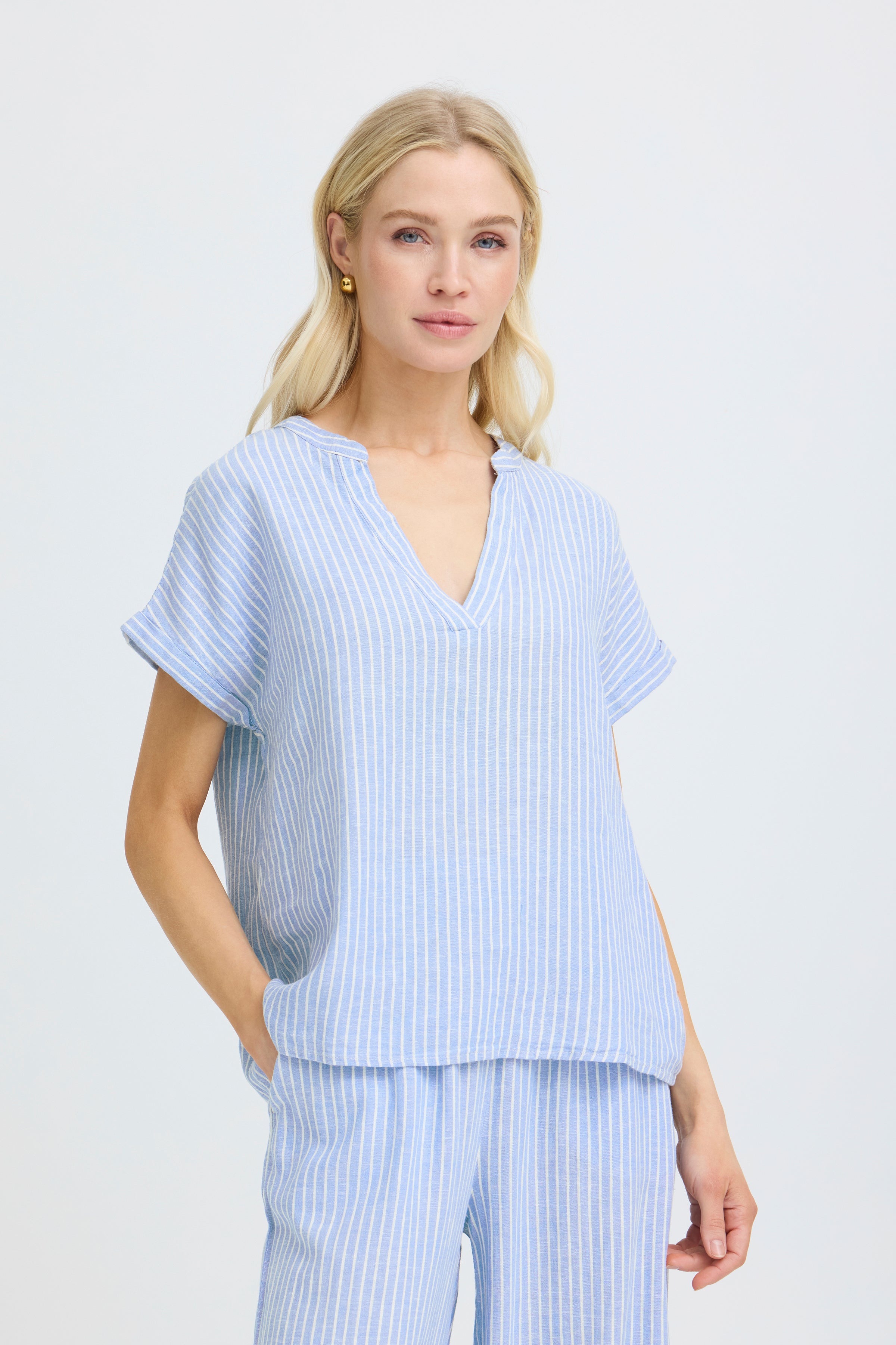 BYFALAKKA V BLOUSE 2-Blouses- Hometown Style HTS, women's in store and online boutique located in Ingersoll, Ontario