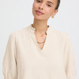 BYFALAKKA PUFF BLOUSE - Rainy Day-Blouses- Hometown Style HTS, women's in store and online boutique located in Ingersoll, Ontario