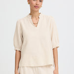 BYFALAKKA PUFF BLOUSE - Rainy Day-Blouses- Hometown Style HTS, women's in store and online boutique located in Ingersoll, Ontario