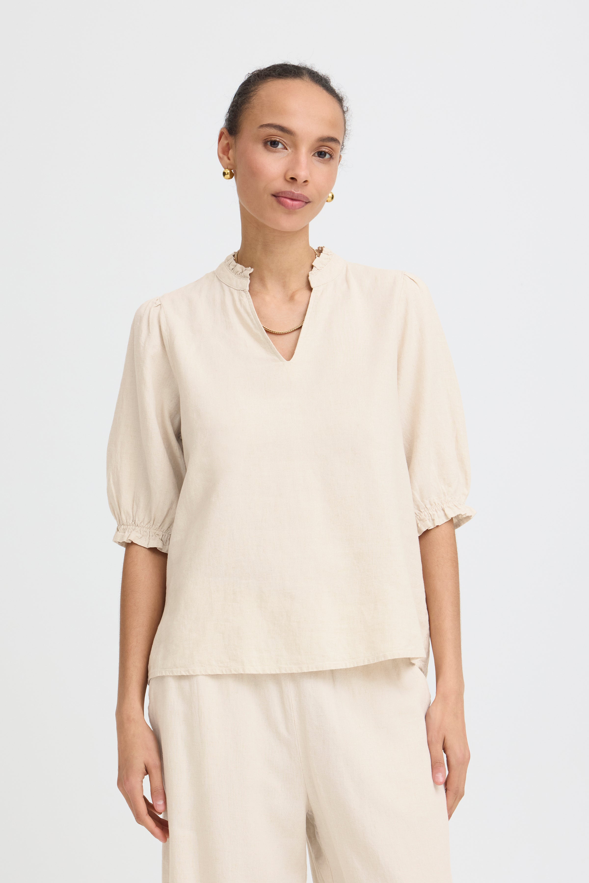 BYFALAKKA PUFF BLOUSE - Rainy Day-Blouses- Hometown Style HTS, women's in store and online boutique located in Ingersoll, Ontario
