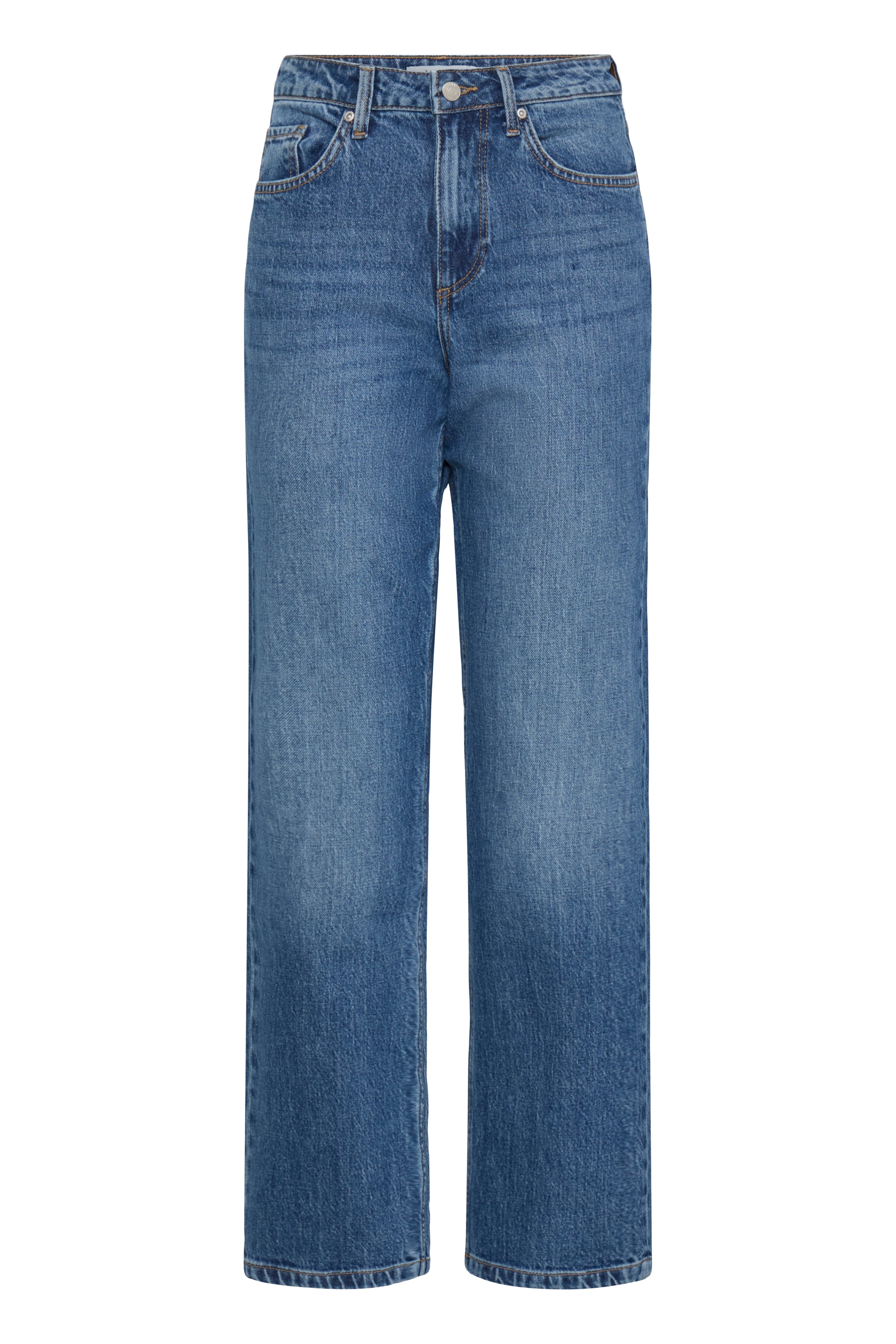 BYKAJANE STRAIGHT JEANS - Mid Blue-Denim- Hometown Style HTS, women's in store and online boutique located in Ingersoll, Ontario