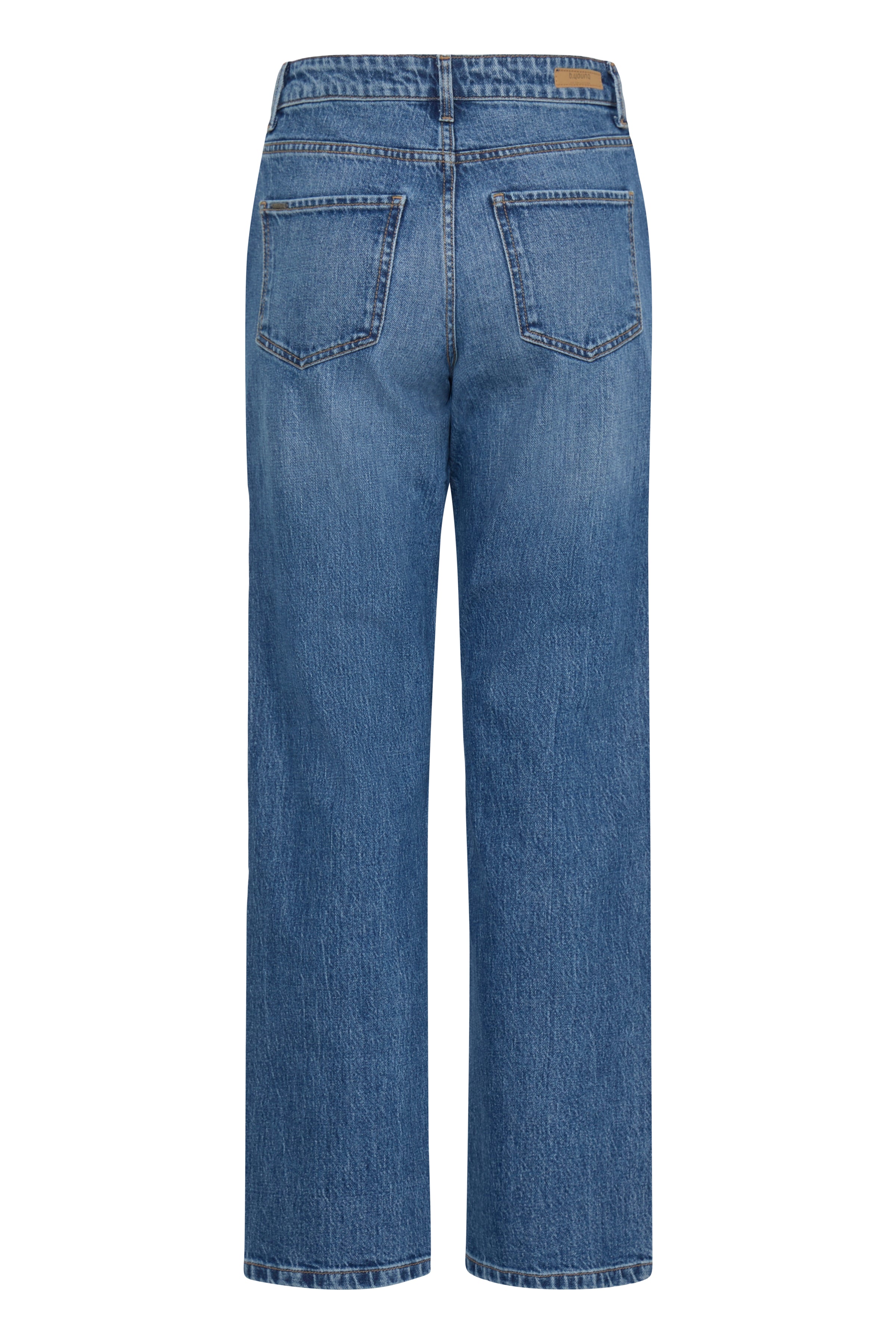 BYKAJANE STRAIGHT JEANS - Mid Blue-Denim- Hometown Style HTS, women's in store and online boutique located in Ingersoll, Ontario