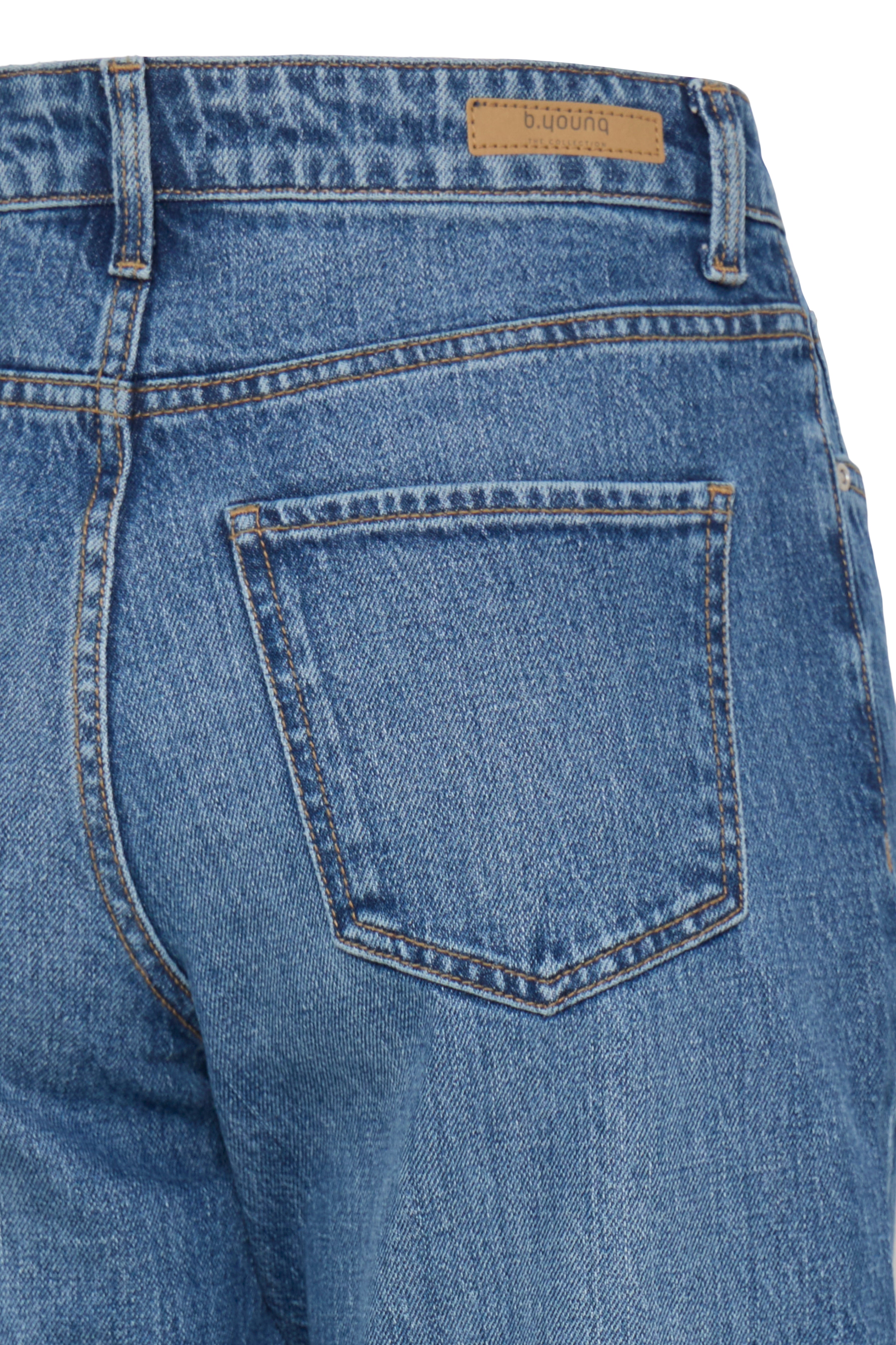 BYKAJANE STRAIGHT JEANS - Mid Blue-Denim- Hometown Style HTS, women's in store and online boutique located in Ingersoll, Ontario