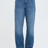 BYKAJANE STRAIGHT JEANS - Mid Blue-Denim- Hometown Style HTS, women's in store and online boutique located in Ingersoll, Ontario