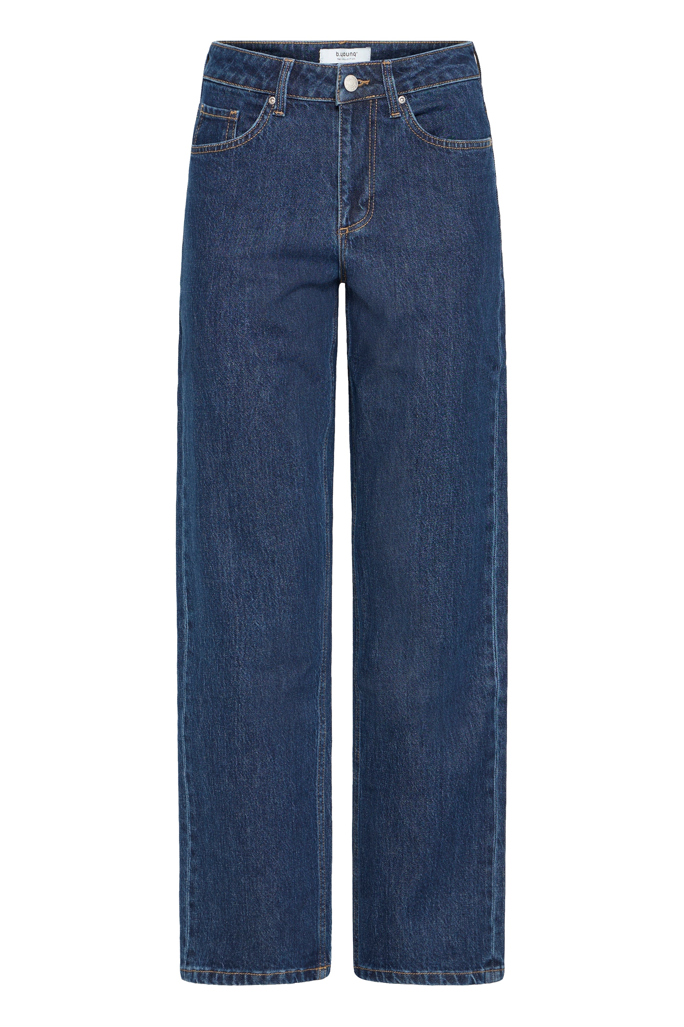 BYKAJANE STRAIGHT JEANS - Dark Blue-Denim- Hometown Style HTS, women's in store and online boutique located in Ingersoll, Ontario