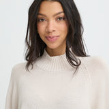 MODESTE TUNIC SWEATER - Oatmeal-Sweater- Hometown Style HTS, women's in store and online boutique located in Ingersoll, Ontario