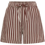 BYEVINO SHORTS - FRENCH ROAST STRIPE-Shorts- Hometown Style HTS, women's in store and online boutique located in Ingersoll, Ontario