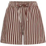 BYEVINO SHORTS - FRENCH ROAST STRIPE-Shorts- Hometown Style HTS, women's in store and online boutique located in Ingersoll, Ontario
