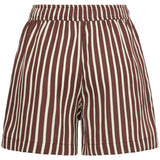 BYEVINO SHORTS - FRENCH ROAST STRIPE-Shorts- Hometown Style HTS, women's in store and online boutique located in Ingersoll, Ontario