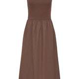 BYSUNNIA DRESS - French Roast-Casual Dresses- Hometown Style HTS, women's in store and online boutique located in Ingersoll, Ontario