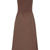BYSUNNIA DRESS - French Roast-Casual Dresses- Hometown Style HTS, women's in store and online boutique located in Ingersoll, Ontario