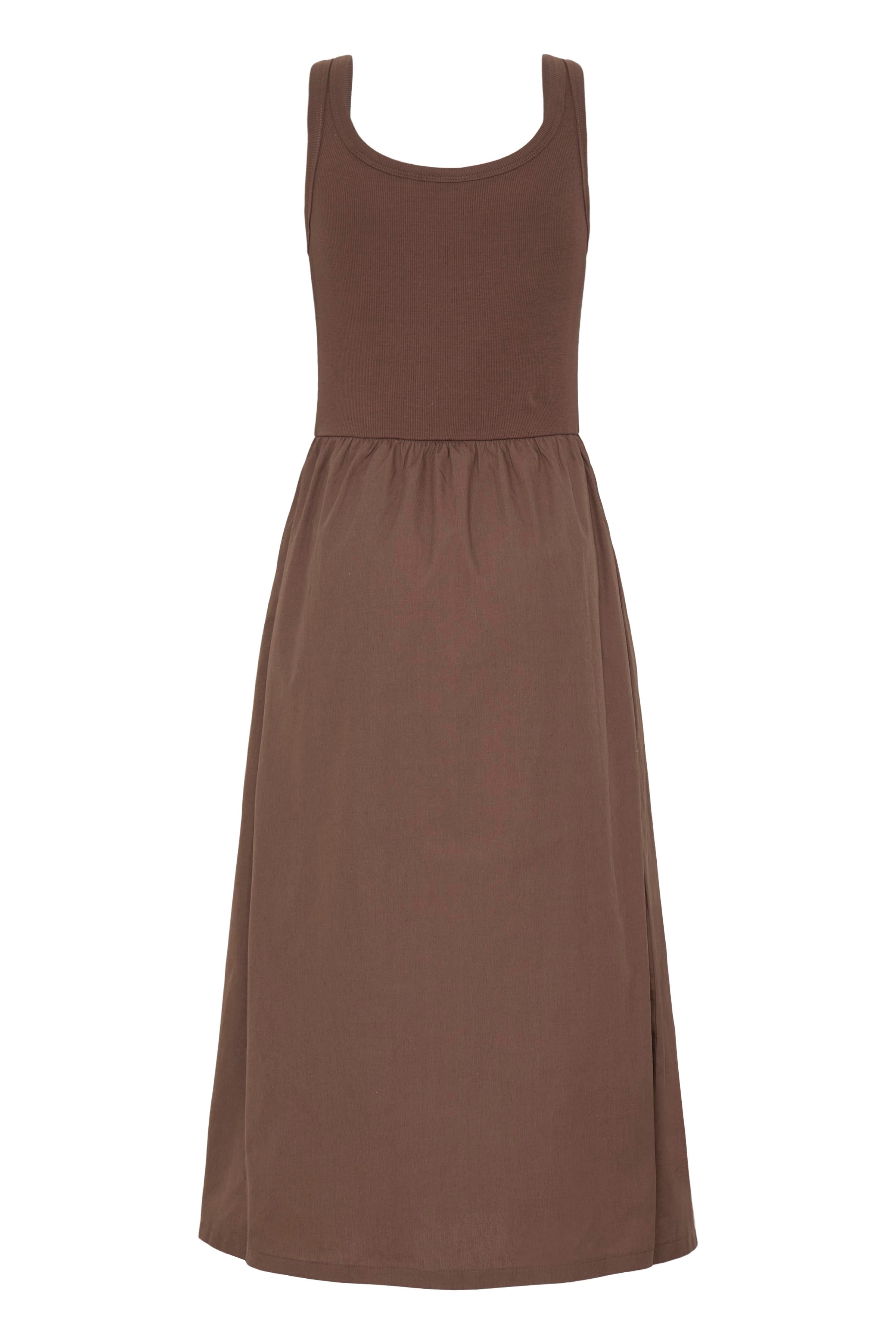 BYSUNNIA DRESS - French Roast-Casual Dresses- Hometown Style HTS, women's in store and online boutique located in Ingersoll, Ontario