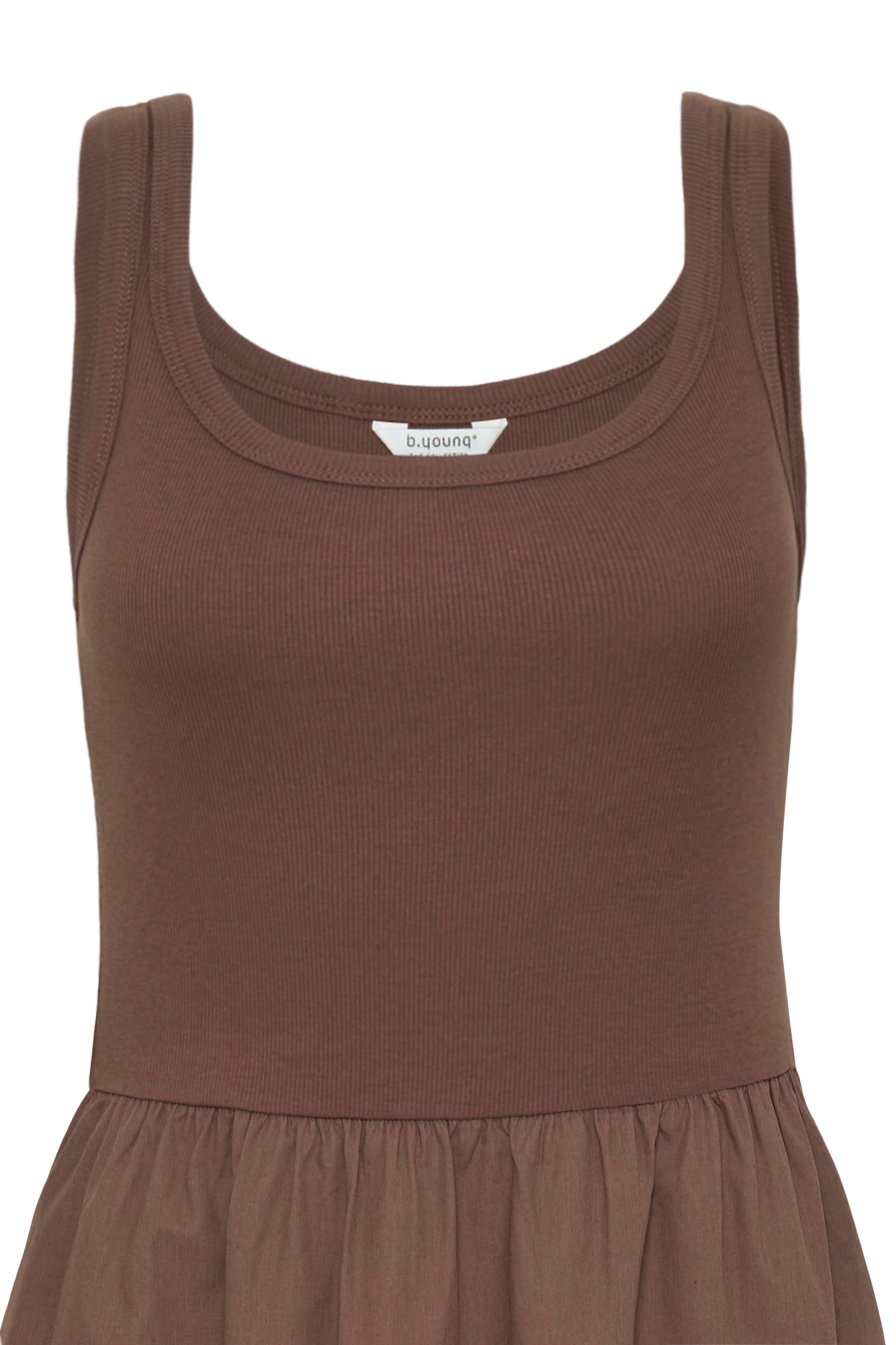 BYSUNNIA DRESS - French Roast-Casual Dresses- Hometown Style HTS, women's in store and online boutique located in Ingersoll, Ontario