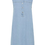 BYKAPUCA SS DRESS - Light Blue Denim - Blue-Casual Dresses- Hometown Style HTS, women's in store and online boutique located in Ingersoll, Ontario