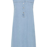BYKAPUCA SS DRESS - Light Blue Denim - Blue-Casual Dresses- Hometown Style HTS, women's in store and online boutique located in Ingersoll, Ontario