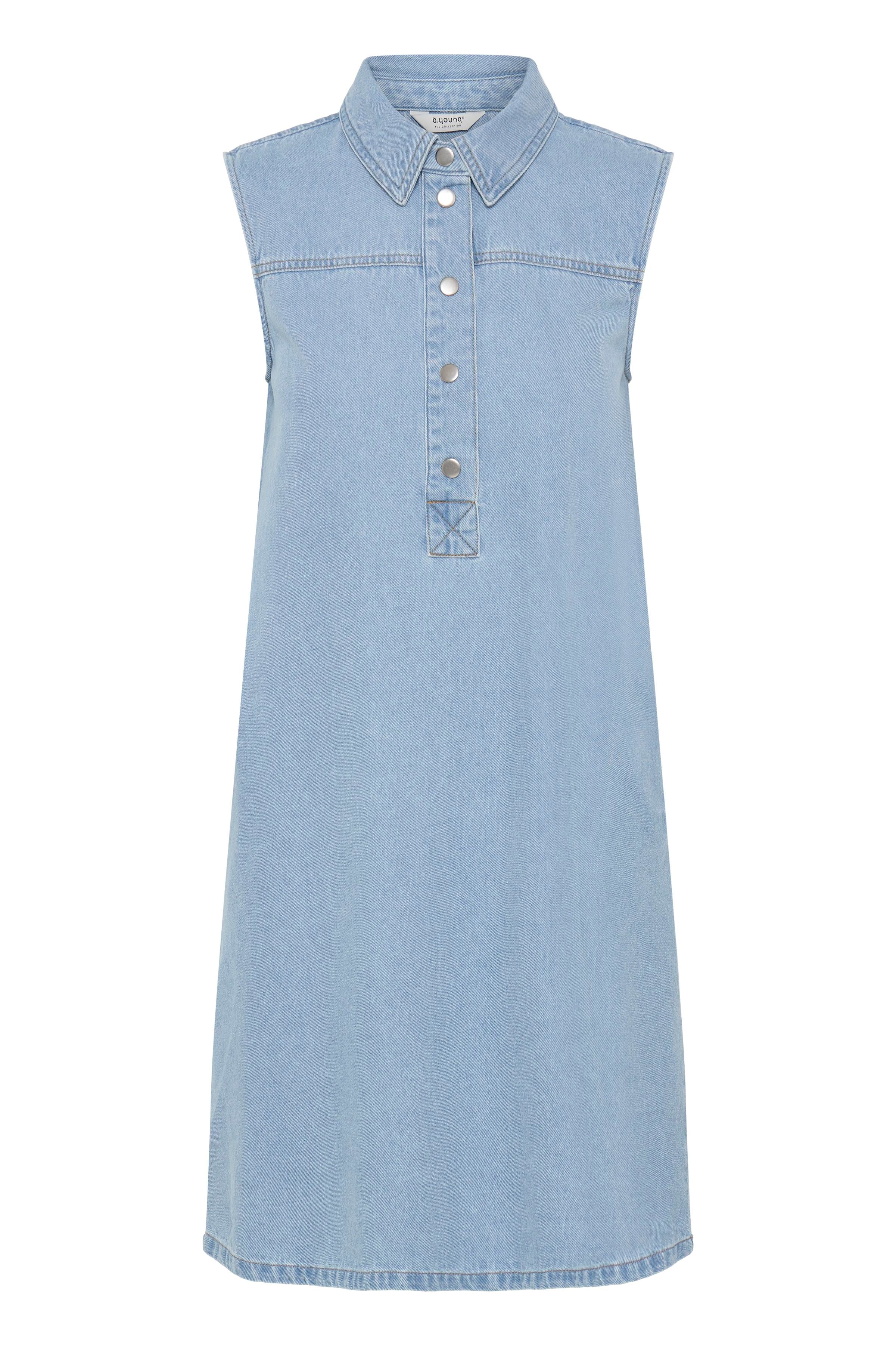 BYKAPUCA SS DRESS - Light Blue Denim - Blue-Casual Dresses- Hometown Style HTS, women's in store and online boutique located in Ingersoll, Ontario