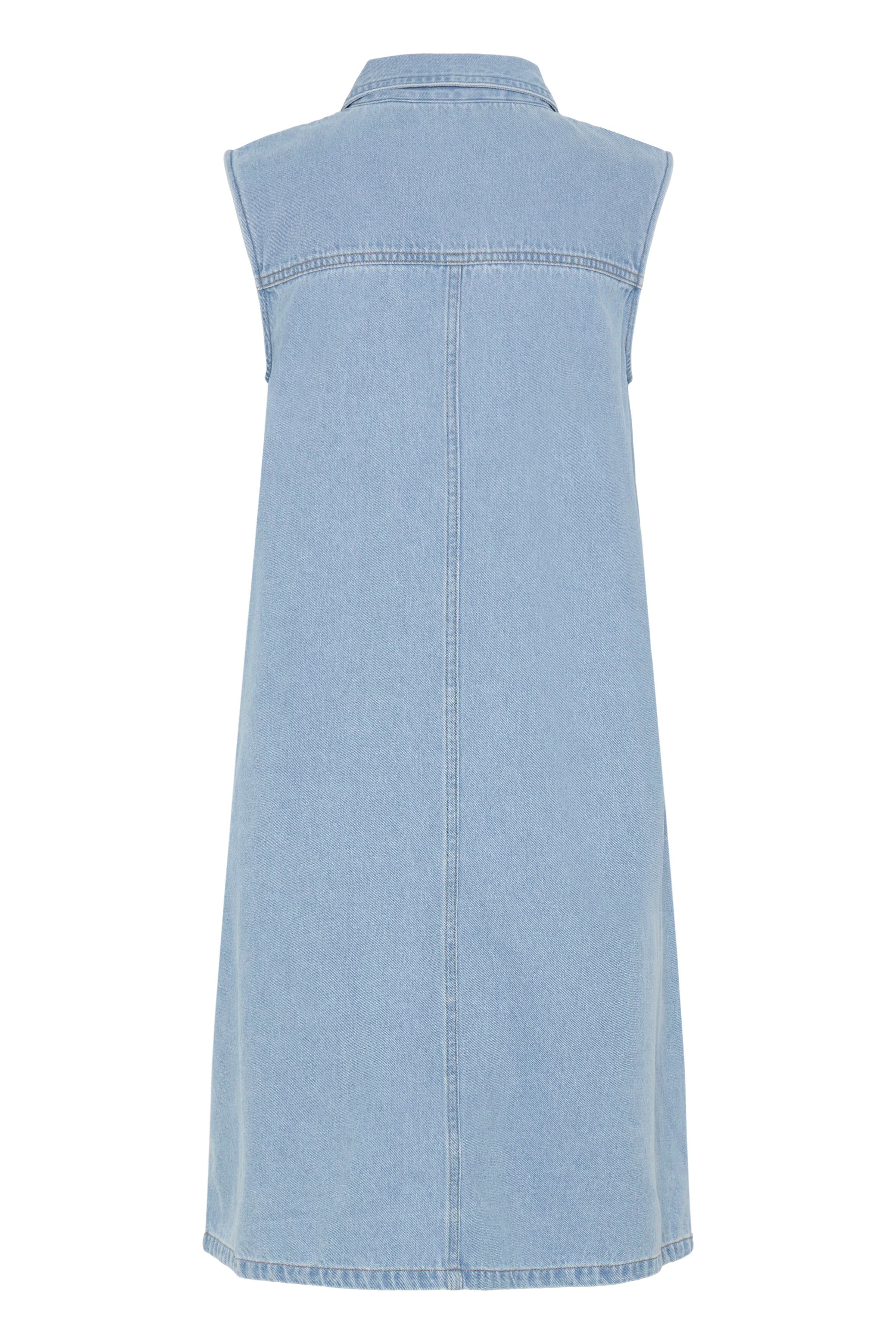 BYKAPUCA SS DRESS - Light Blue Denim - Blue-Casual Dresses- Hometown Style HTS, women's in store and online boutique located in Ingersoll, Ontario