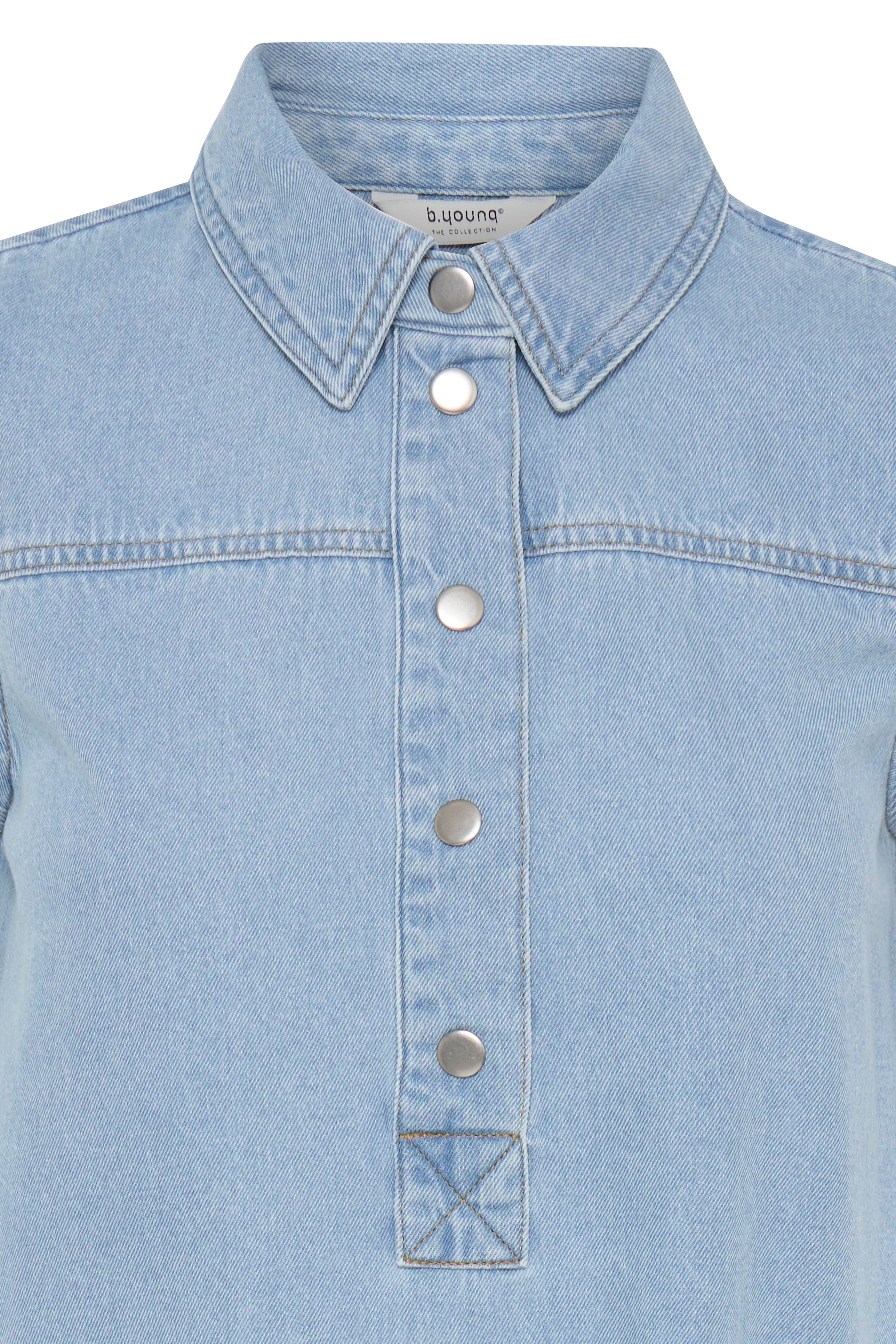 BYKAPUCA SS DRESS - Light Blue Denim - Blue-Casual Dresses- Hometown Style HTS, women's in store and online boutique located in Ingersoll, Ontario