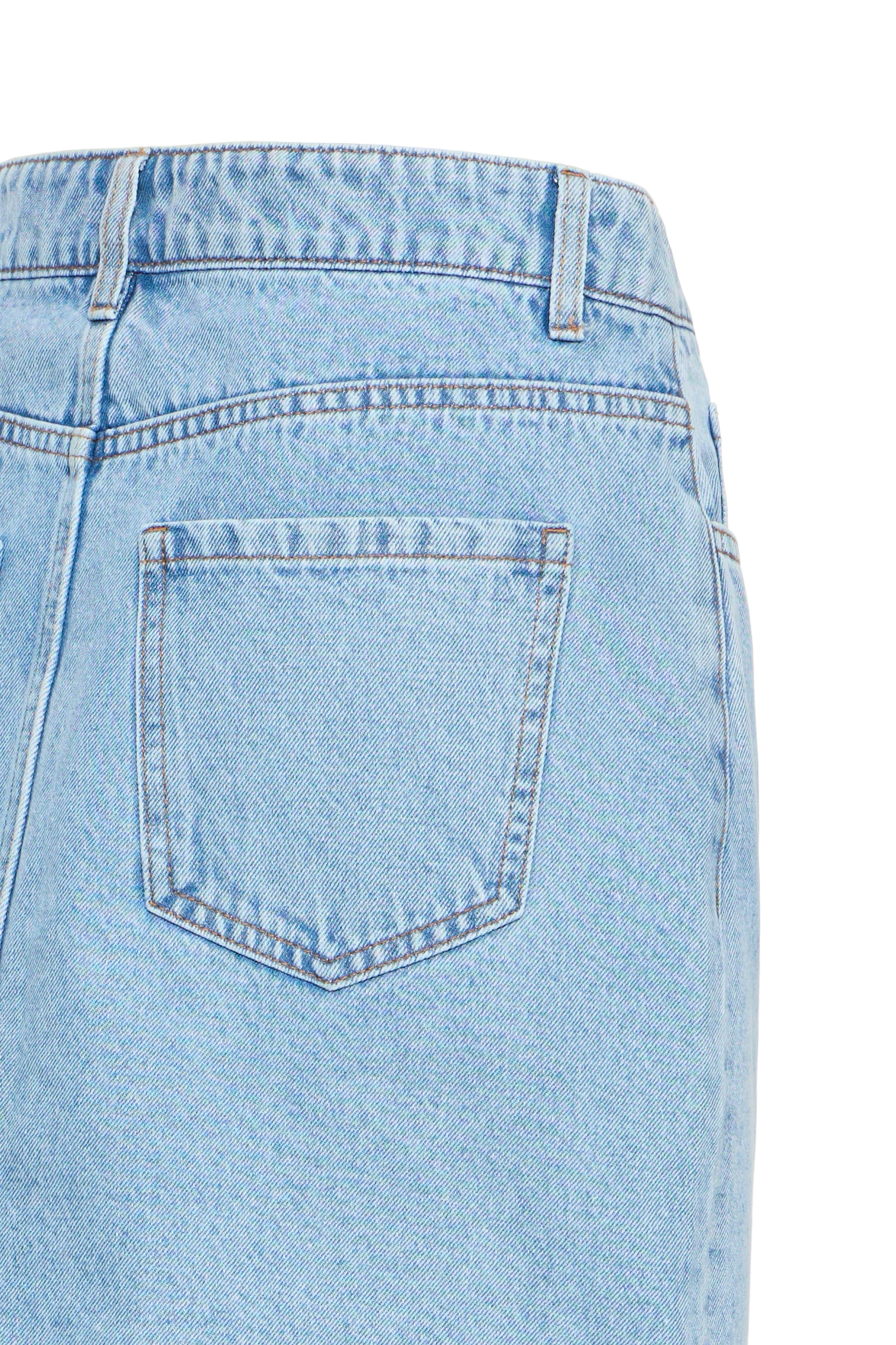 BYKANNIA SKIRT - Light Blue Denim-Skirt- Hometown Style HTS, women's in store and online boutique located in Ingersoll, Ontario