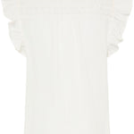 BYIBERLIN FRILL BLOUSE-Blouses- Hometown Style HTS, women's in store and online boutique located in Ingersoll, Ontario
