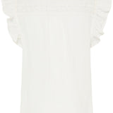 BYIBERLIN FRILL BLOUSE-Blouses- Hometown Style HTS, women's in store and online boutique located in Ingersoll, Ontario