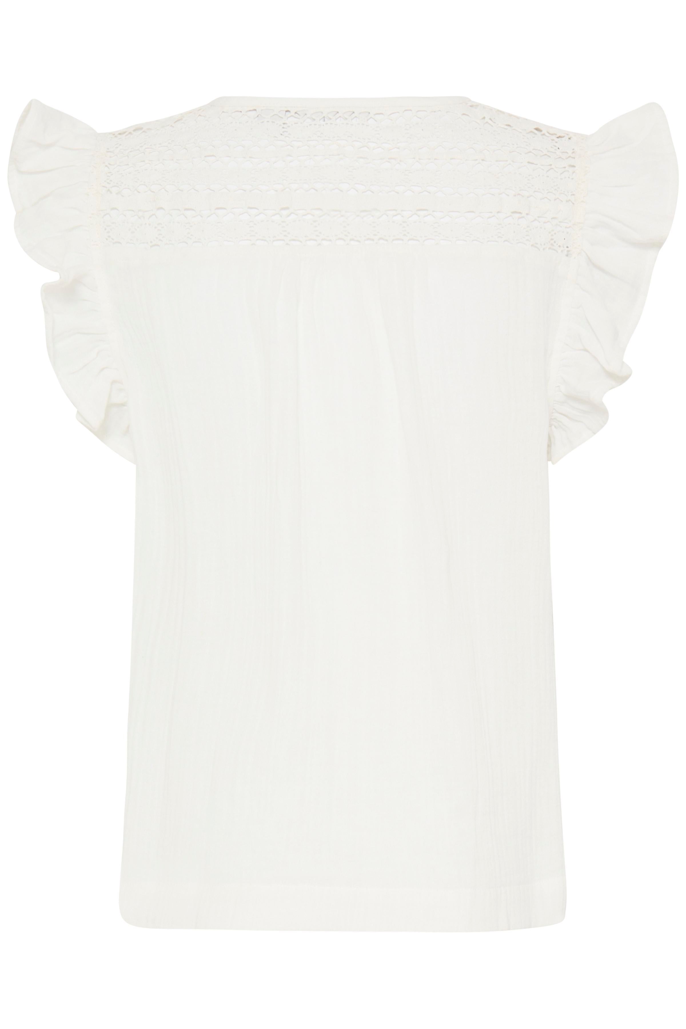 BYIBERLIN FRILL BLOUSE-Blouses- Hometown Style HTS, women's in store and online boutique located in Ingersoll, Ontario
