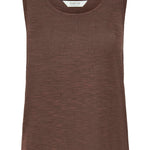 BYSIMOA TOP - French Roast Melange-Casual Tops- Hometown Style HTS, women's in store and online boutique located in Ingersoll, Ontario