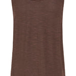 BYSIMOA TOP - French Roast Melange-Casual Tops- Hometown Style HTS, women's in store and online boutique located in Ingersoll, Ontario