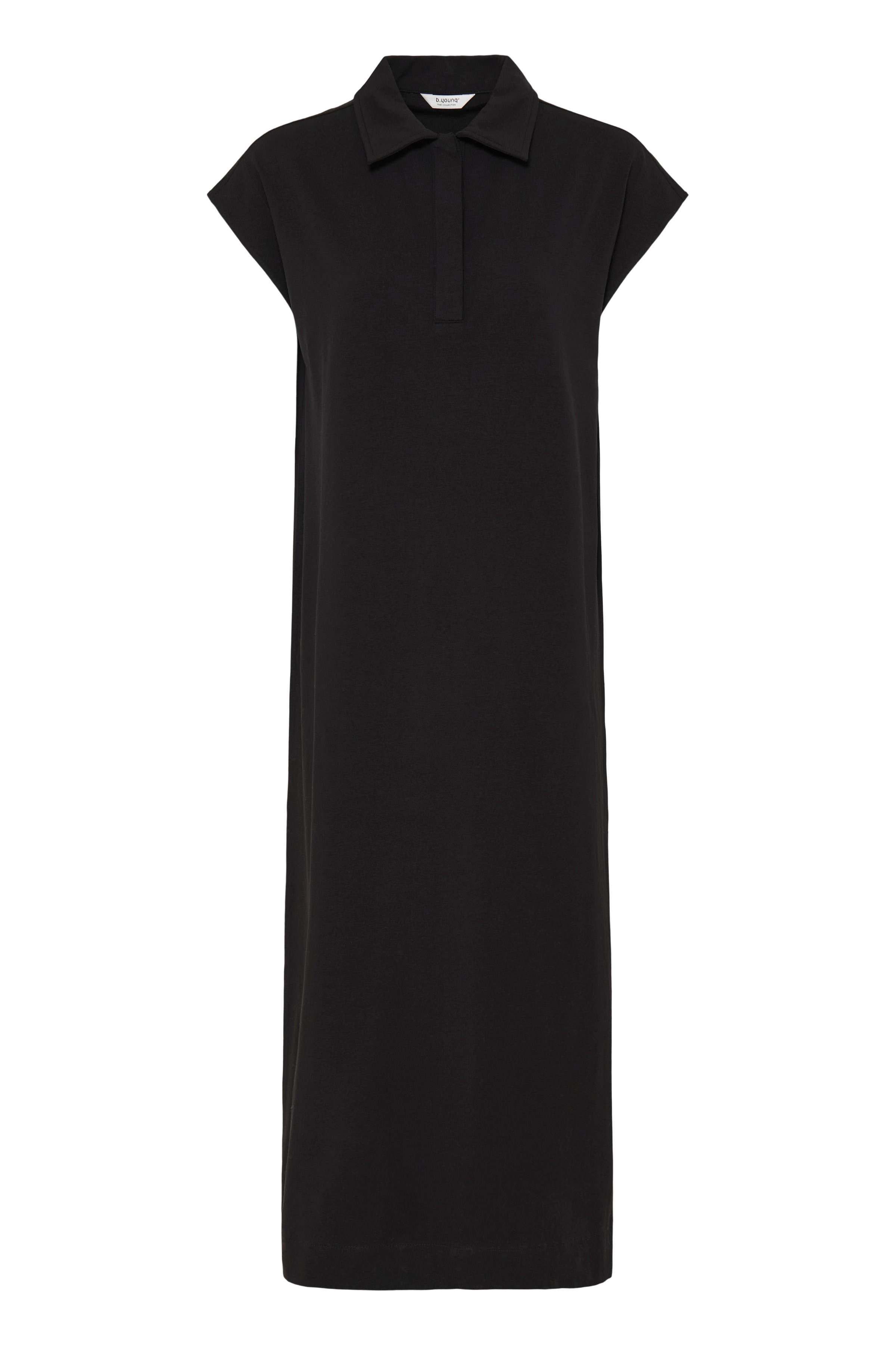 BYPANDINNA POLO DRESS - Meteorite - Black-Casual Dresses- Hometown Style HTS, women's in store and online boutique located in Ingersoll, Ontario